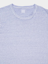 120% Lino Placid Blue Linen T-Shirt