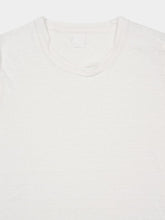 120% Lino White Linen T-Shirt