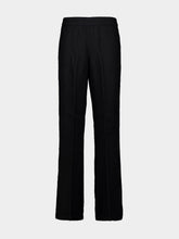120% Lino Black Linen Casual Fit Trousers