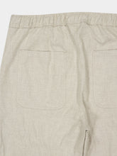 120% Lino Pearl Cotton Straight-Leg Trousers