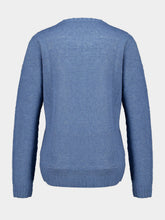 120% Lino Pervinca Wool Crew-Neck Jumper