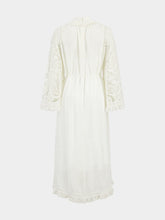 Zimmermann Cream Ascension Lace Yoke Midi Dress