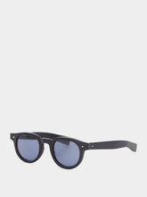 Eyevan 7285 Black 349E Round Sunglasses