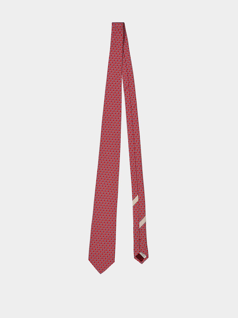 Red Rayon Silk Tie