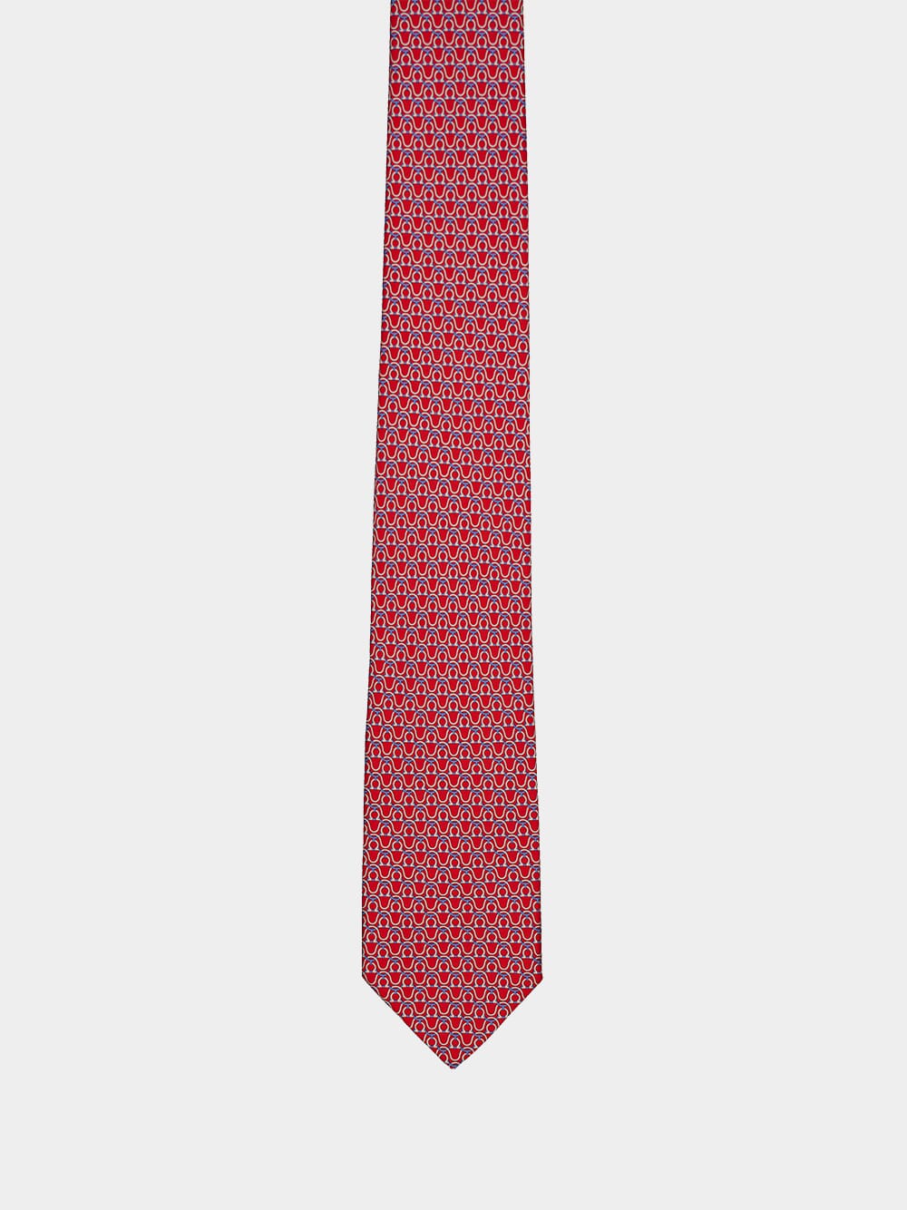 Red Rayon Silk Tie