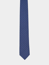 Ferragamo Blue Volt Silk Tie