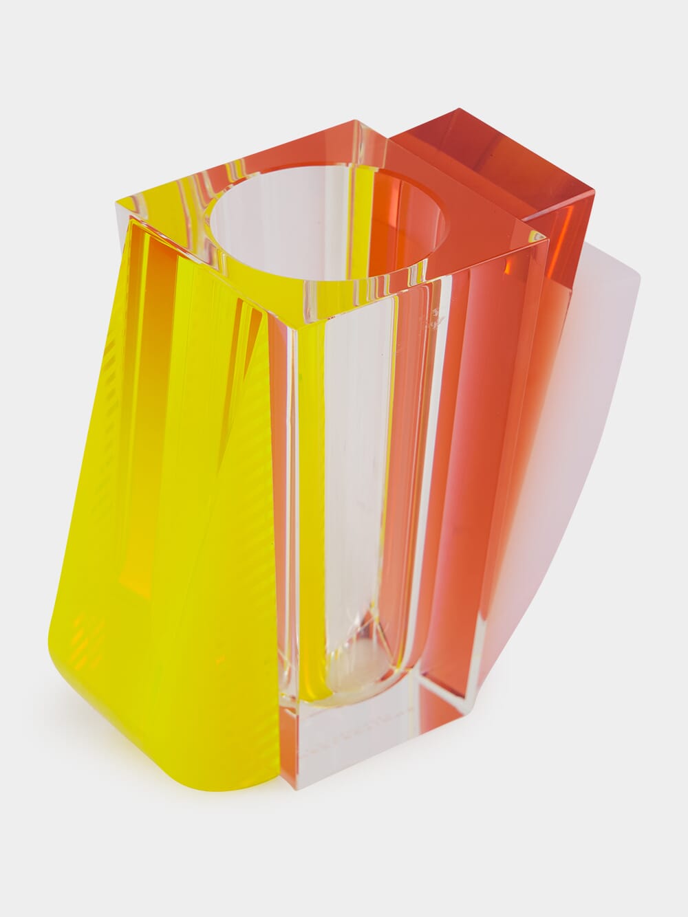 Raleigh Neon Orange Vase