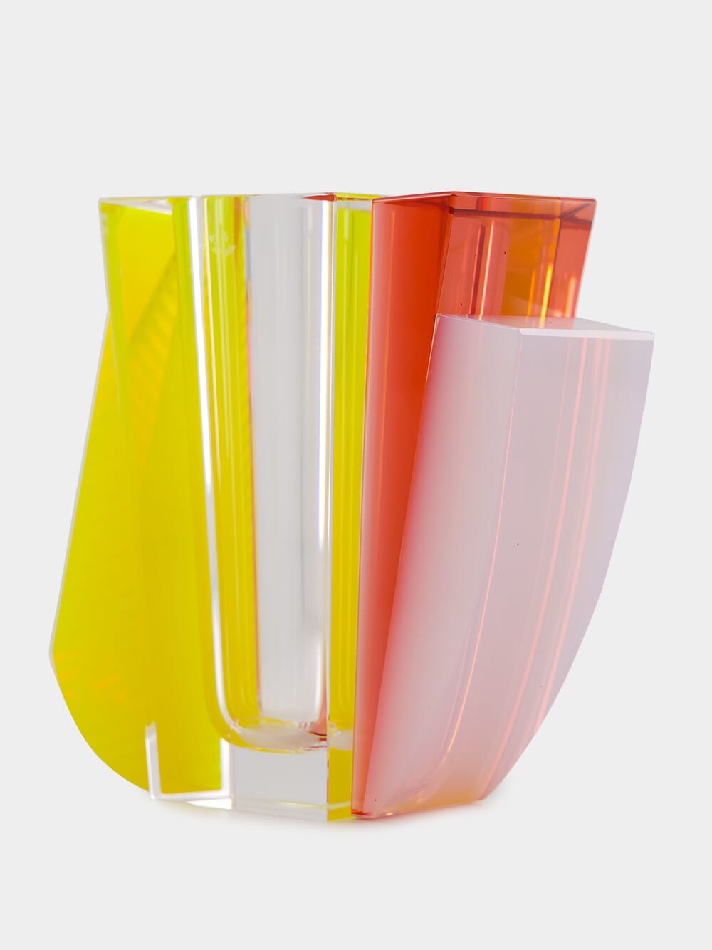 Raleigh Neon Orange Vase