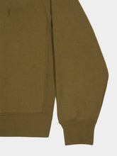 Saint Laurent Pesto Green Cassandre Crewneck Sweatshirt