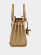 Saint Laurent Sac de Jour Baby in Smooth Leather in Dark Beige