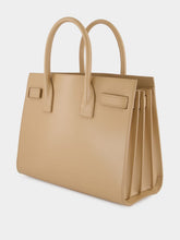 Saint Laurent Sac de Jour Baby in Smooth Leather in Dark Beige