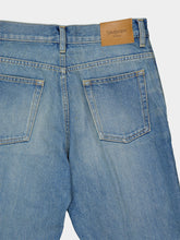 Saint Laurent Yves Flared Jeans in Midi Blue Denim