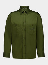 Givenchy Khaki Cotton Couture Seam Overshirt