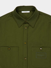 Givenchy Khaki Cotton Couture Seam Overshirt