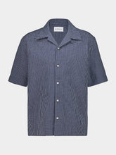 Givenchy Blue Checked Cotton Shirt with Embroidery