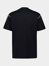 Givenchy Black Cotton T-Shirt with Contrast Stitching