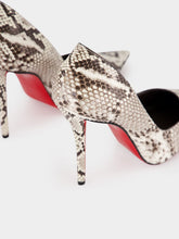 Christian Louboutin Python Leather Miss Z 100 Pumps