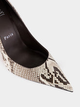 Christian Louboutin Python Leather Miss Z 100 Pumps