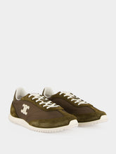 Celine SNEAKERS L-TOP LACE-UP RACER TRIOMPHE NYLON SUEDE