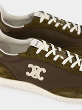 Celine SNEAKERS L-TOP LACE-UP RACER TRIOMPHE NYLON SUEDE