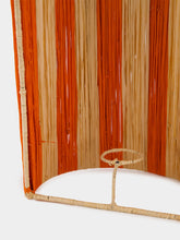 Fantasia Arte Large Orange Striped Wall Sconce