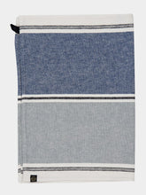 Haomy Blue Trevise Linen Kitchen Towel