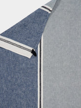 Haomy Blue Trevise Linen Kitchen Towel