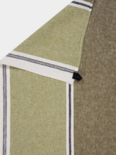 Haomy Khaki Trevise Linen Kitchen Towel
