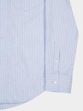 Ami Paris Blue Striped Ami de Cœur Shirt
