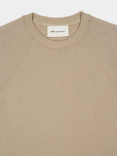 Ami Paris Taupe Beige Cotton Embossed Ami de Coeur Sweatshirt