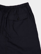 Lemaire Squid Ink Washed Technical Cotton Cargo Shorts