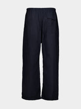 Lemaire Squid Ink Washed Technical Cotton Parachute Pants
