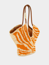 Zimmermann Goldentime Orange Zebra Medium Tote