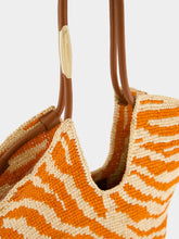 Zimmermann Goldentime Orange Zebra Medium Tote