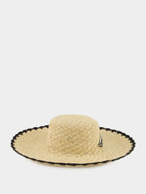 Zimmermann Natural Black Raffia Tipped Sunhat
