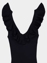 Zimmermann Black Awaken Frill Knit Tank Top
