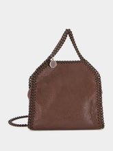 Stella McCartney Mahogany Falabella Tiny Enamel Tote Bag
