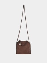 Stella McCartney Mahogany Falabella Tiny Enamel Tote Bag