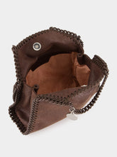 Stella McCartney Mahogany Falabella Tiny Enamel Tote Bag