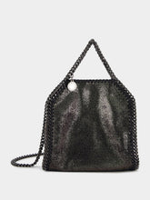 Dark Grey Metallic Falabella Tiny Tote Bag | PDP - Fashion Clinic