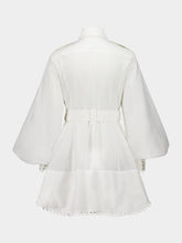 Zimmermann Ivory Illuminate Utility Mini Dress