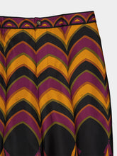 Pucci Bordeaux and Gold Baiadera Silk Pants