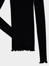 Prada Black Wool and Silk Turtleneck Jumper