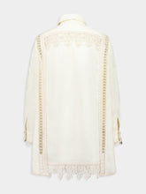 Zimmermann Cream Illuminate Trimmed Shirt