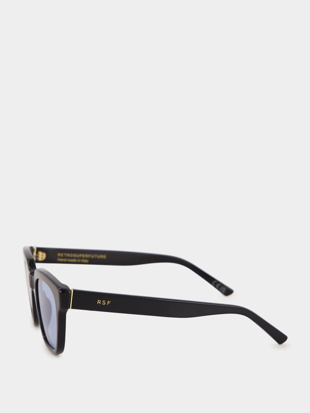 Black Giusto Sunglasses with Azure Lenses