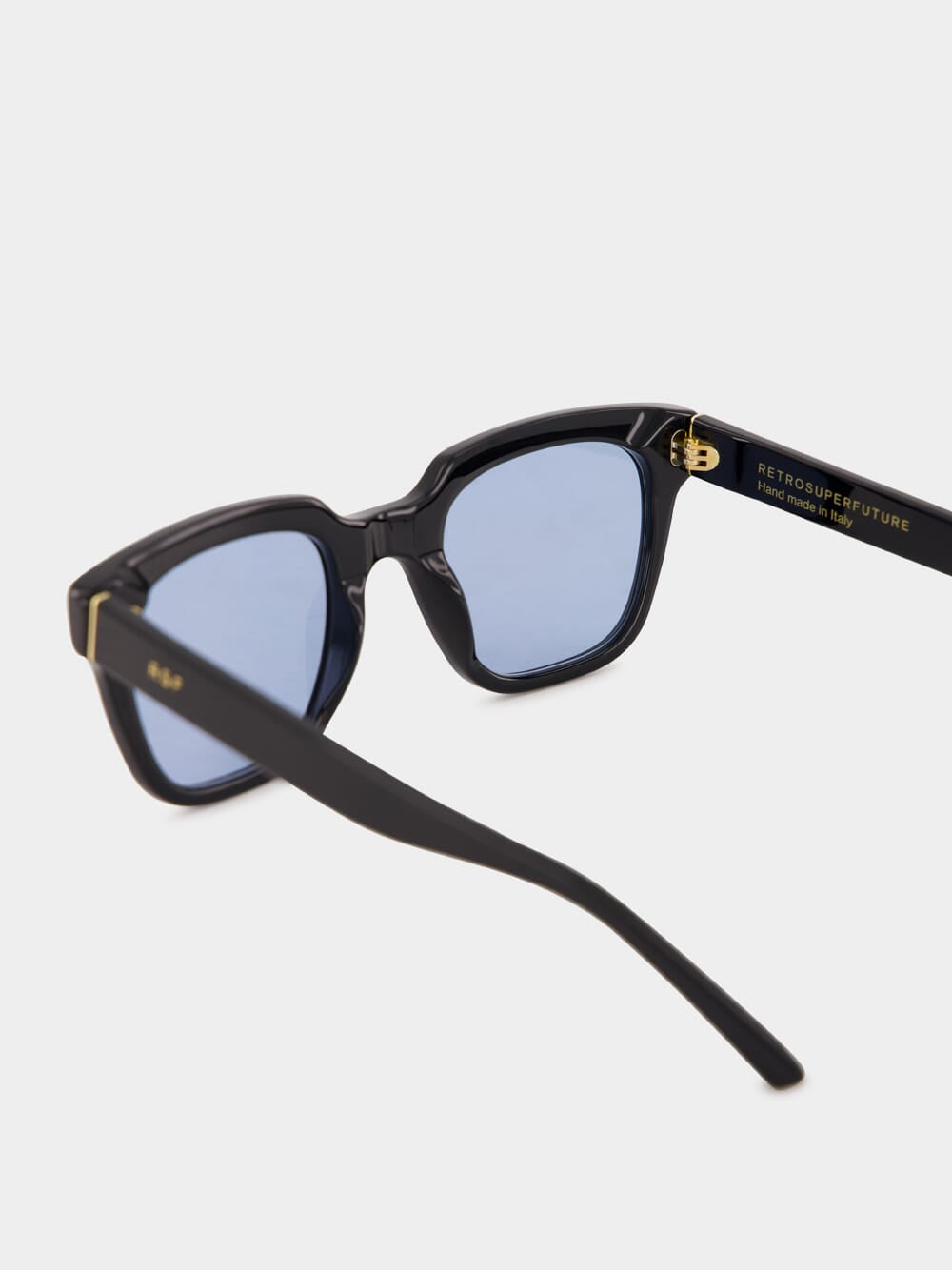 Black Giusto Sunglasses with Azure Lenses