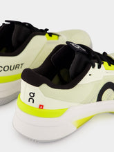 On Running White and Yellow Roger Pro Fire Sneakers