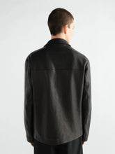 Lemaire Black Grained Lambskin Jacket