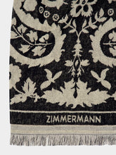 Zimmermann Black Cream Rhiannon Mini Towel Dress