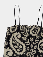 Zimmermann Black Cream Rhiannon Mini Towel Dress